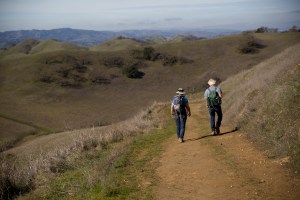 Barbara and David on Wall Ridge Trail