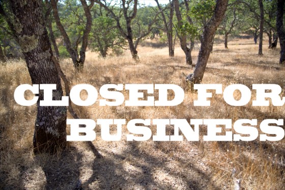 closed for business henry coe state park