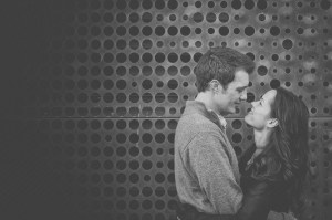 Carrie and Todd bw wall sml