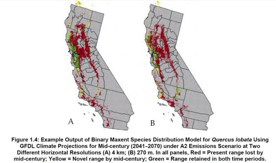 Oak loss QULO from 2012 CEC report Fig 1-4