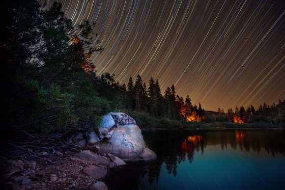 Sierra startrails carr lake 1600 sml